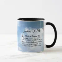 Custom Scripture Engraved Tumbler - John 3:16 For God so Loved the