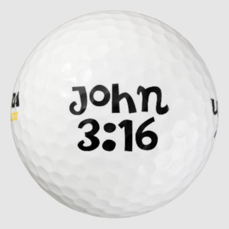 John 3:16 golf balls