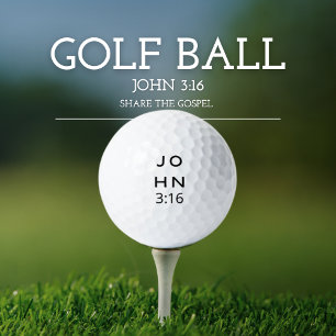John 3:16 Gospel Golf Balls