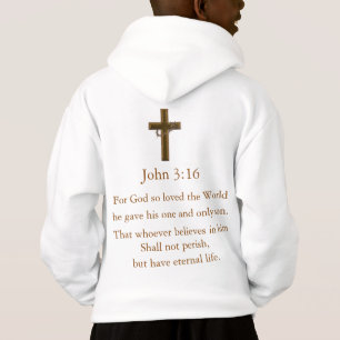 John 3:16 hoodie