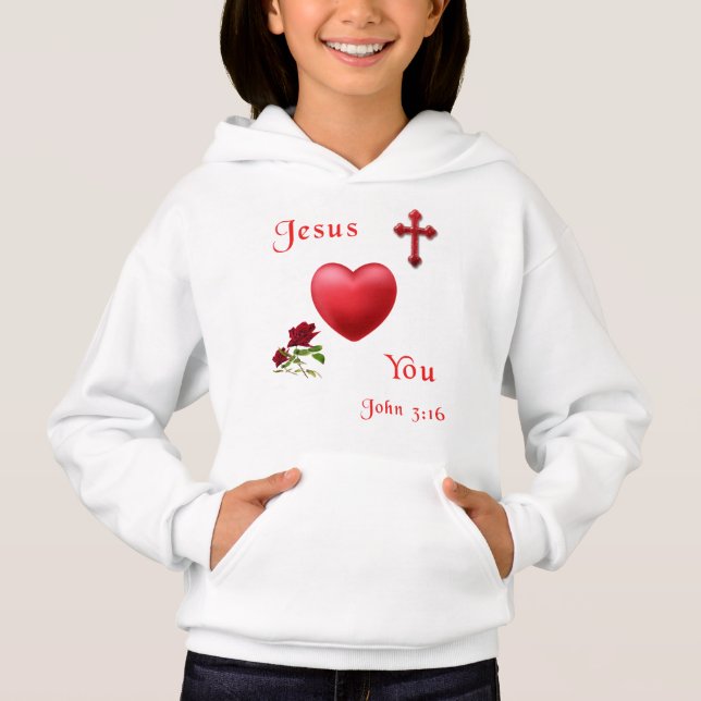John 3:16 hoodie (Front)