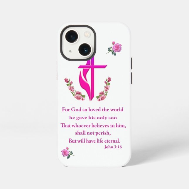 John 3:16 iphone case (Back)