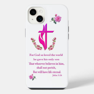 John 3:16 iPhone 14 plus case