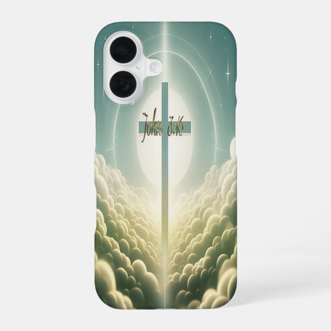 John 3:16 iphone case (Back)