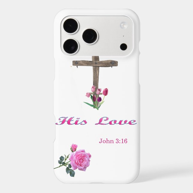  john 3:16 iphone case (Back)