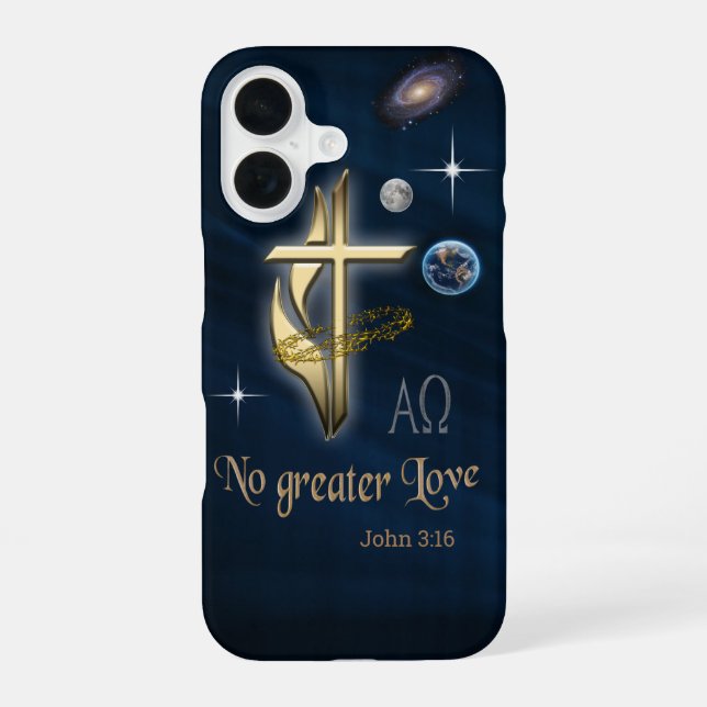 John 3:16 iphone case (Back)