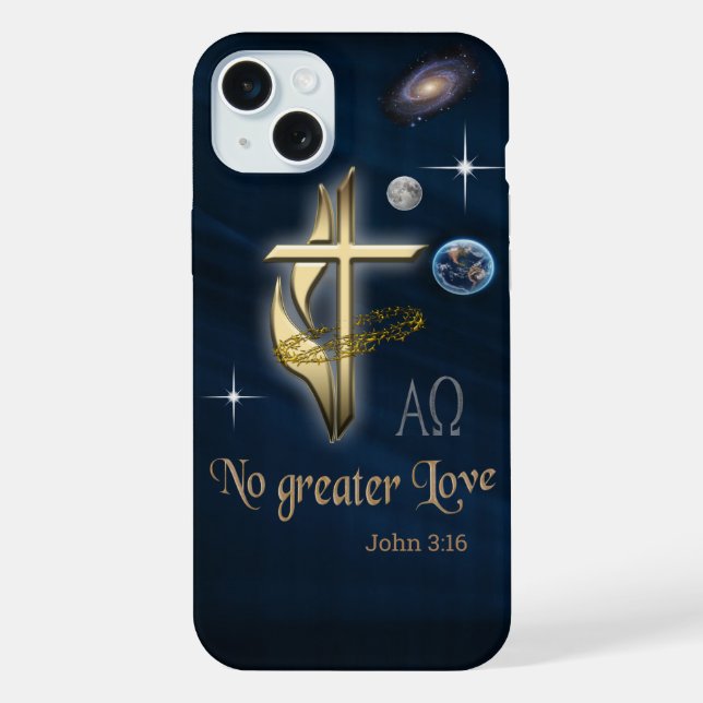 John 3:16 iphone case (Back)