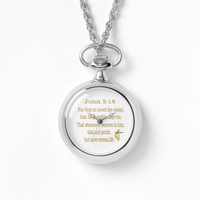 John 3:16  items watch (Front)