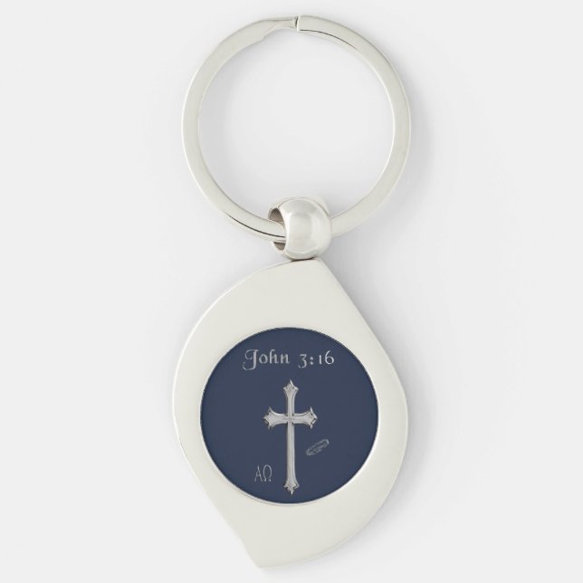 John 3:16 Jewlery Keychain (Front)