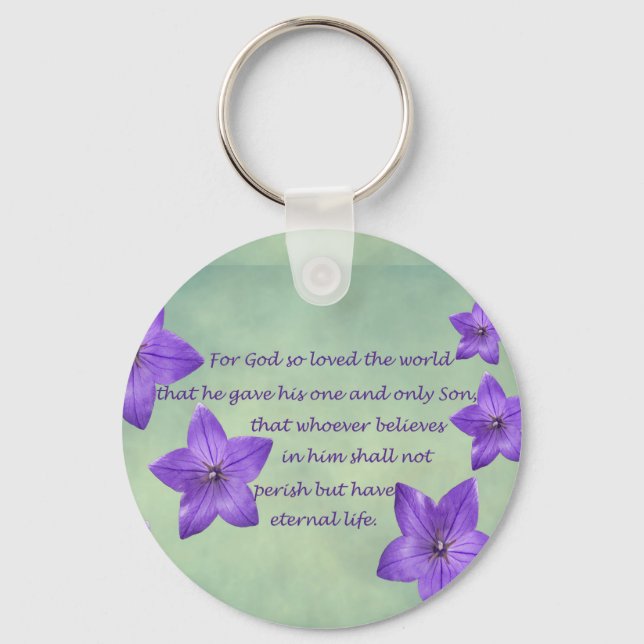 John 3:16 keychain (Front)