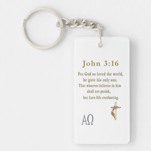 John 3:16 keychain