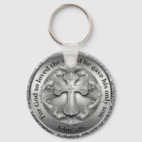 John 3:16 Keychain