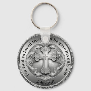 John 3:16 Keychain