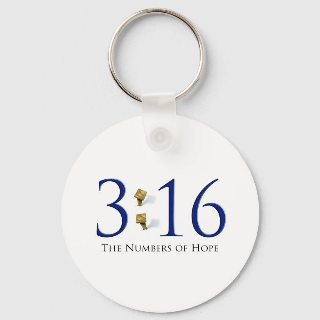 John 3:16 keychain (Front)