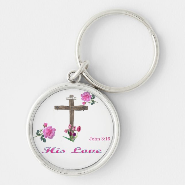  john 3:16 keychain (Front)