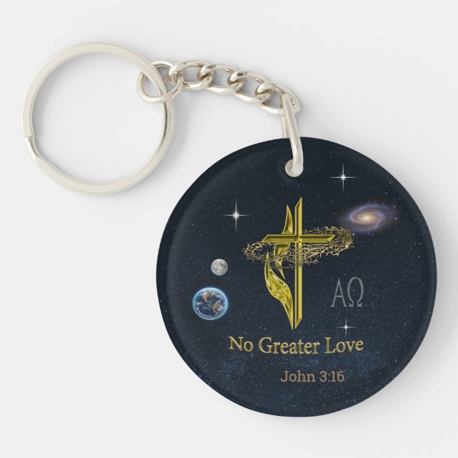 John 3:16 keychain (Front)