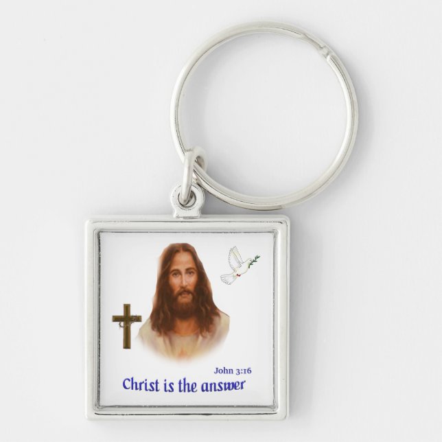 John 3:16 keychain (Front)
