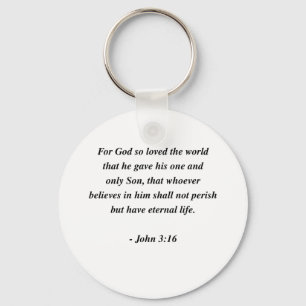 JOHN 3:16 KEYCHAIN