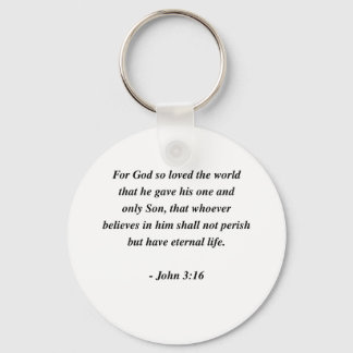 JOHN 3:16 KEYCHAIN