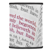 John 3:16 lamp shade (Right)