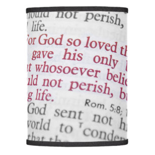 John 3:16 lamp shade