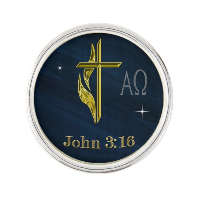 John 3:16 lapel pin (Front)