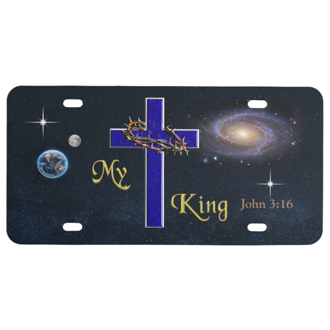 John 3:16 license plate (Front)