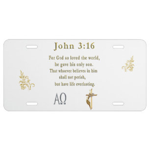 John 3:16 license plate