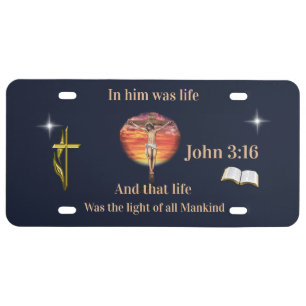 John 3:16 license plate