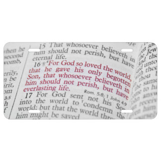 John 3:16 license plate
