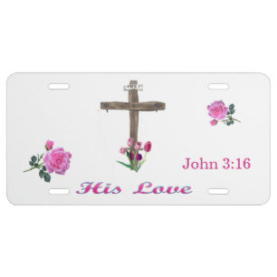  john 3:16 license plate