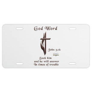 John 3:16 license plate