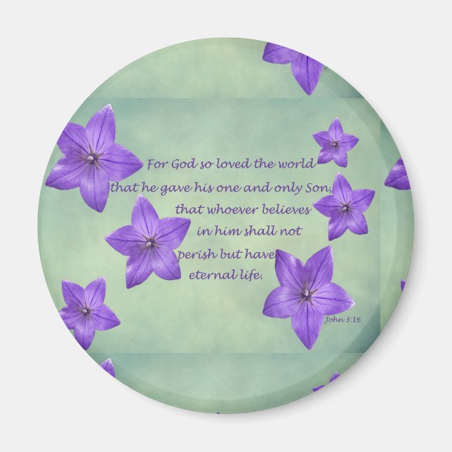 John 3:16 magnet (Front)