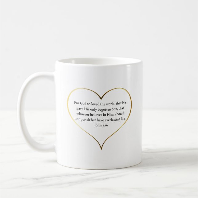 John 3:16 Mug (Left)