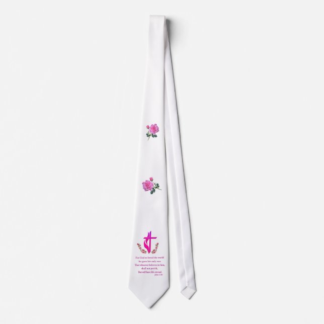 John 3:16 neck tie (Front)