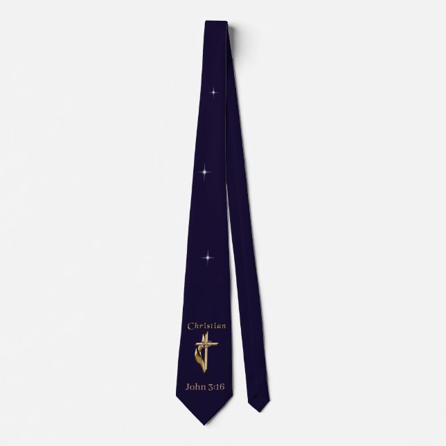 John 3:16 neck tie (Front)