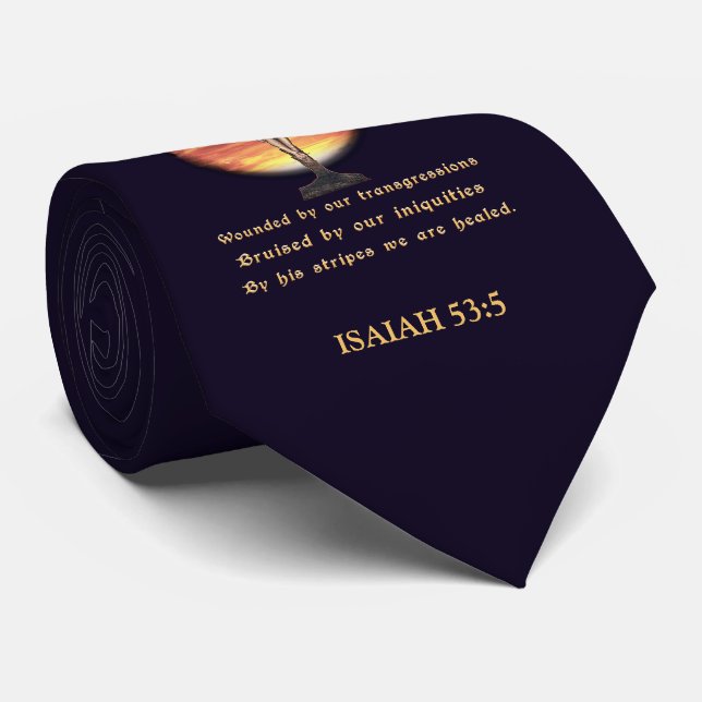 John 3:16 neck tie (Rolled)
