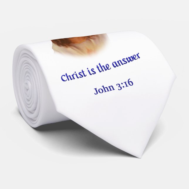 John 3:16 neck tie (Rolled)