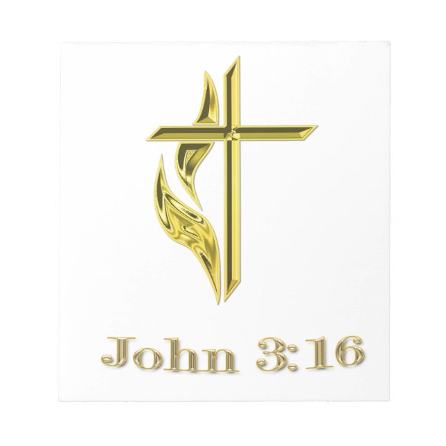 John 3:16 notepad (Front)