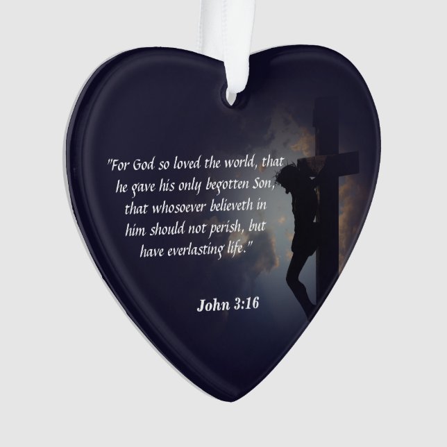 John 3:16 ornament (Front)