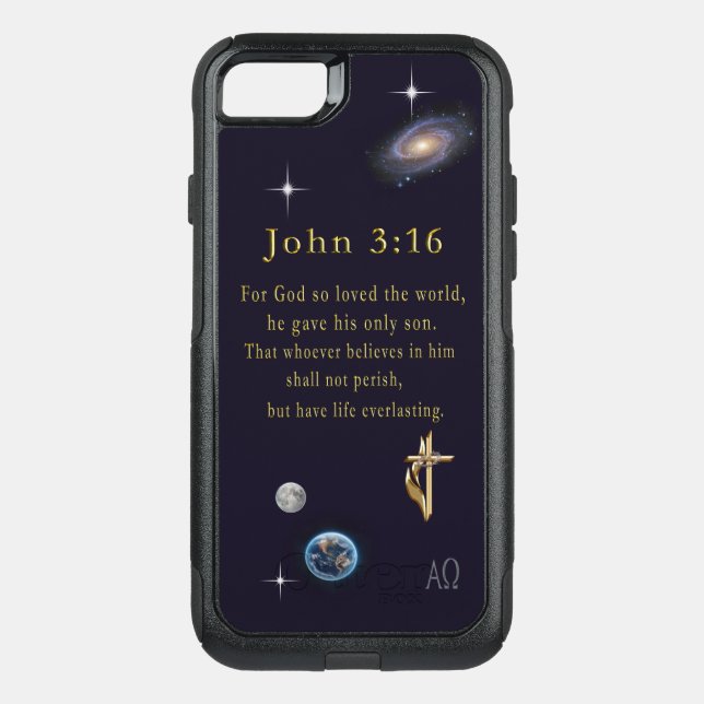 John 3:16 otterbox iPhone case (Back)