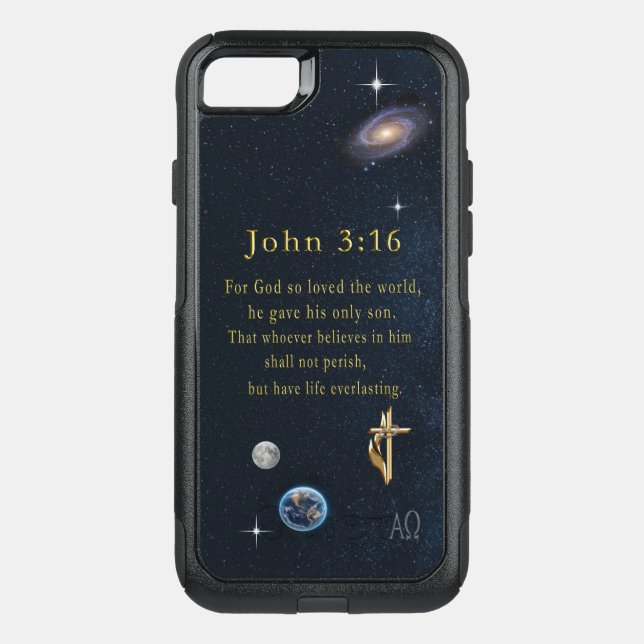 John 3:16 otterbox iPhone case (Back)