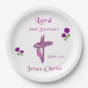 John 3:16 paper plates