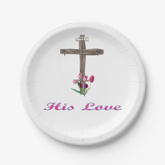  john 3:16 paper plates (Front)