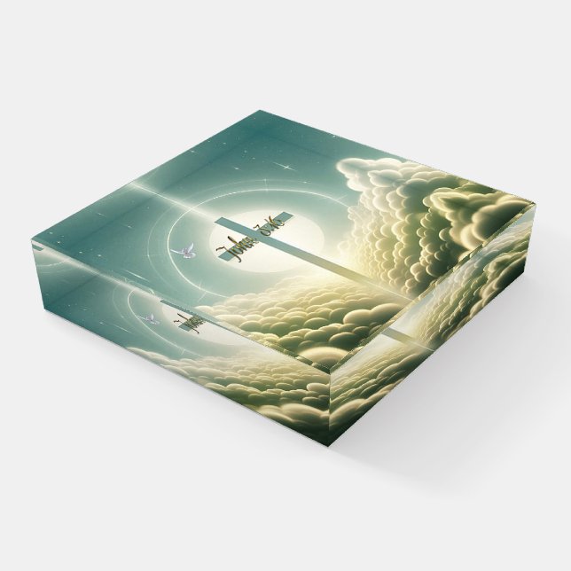 John 3:16 paperweight (Angled)