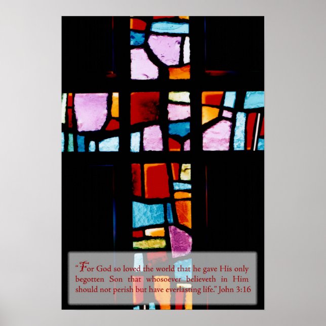 John 3:16 poster (Front)