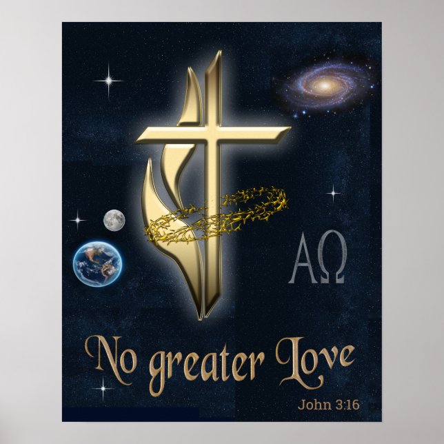 John 3:16 poster (Front)