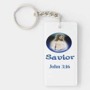 John 3:16 Saviour Keychain