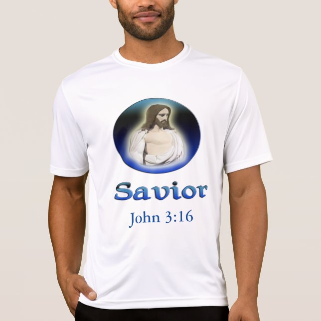 John 3:16 Saviour T-Shirt (Front)