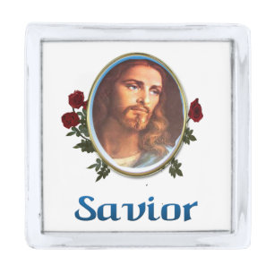 JOhn 3:16 Silver Finish Lapel Pin